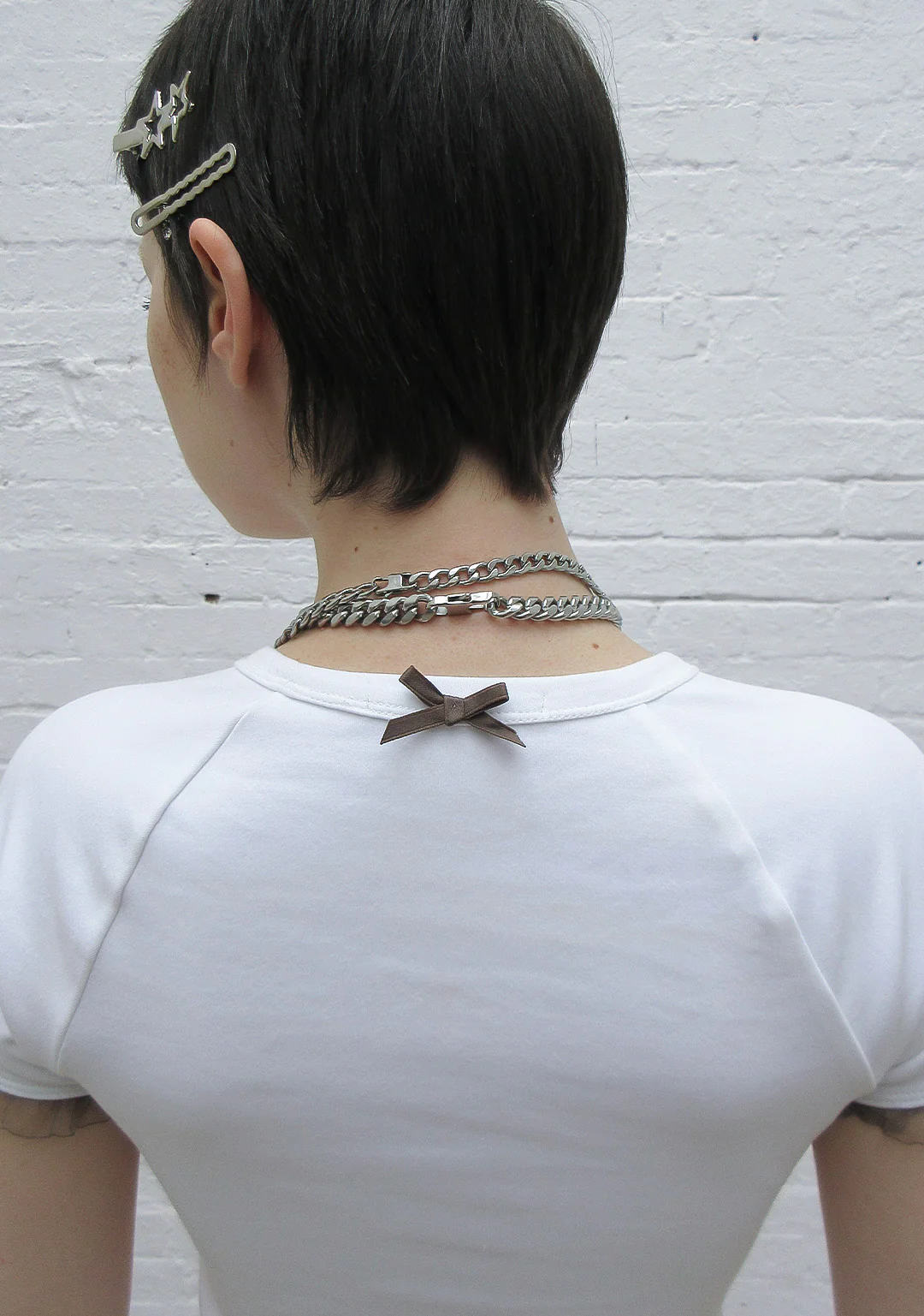 FAWN DEER BABY TEE WHITE - Image 5